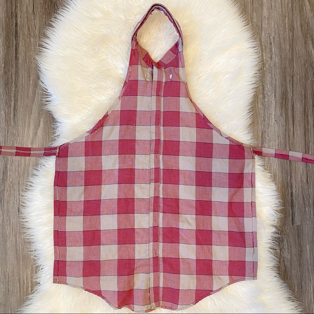 Custom Made Flannel Apron - Picture 9 of 14